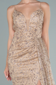 Abendkleid Lang Gold ABU2587