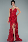 Abendkleid Lang Rot ABU2587