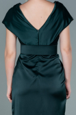 Smaragdgrün Partykleid Satin Kurz ABK1107