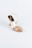 Party-Schuhe Steinbesetzt Rosa MJ1057