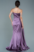 Abendkleid Lang Satin Lavendel ABU2618
