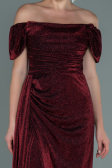 Abendkleid Lang Weinrot ABU2657