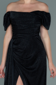 Abendkleid Lang Schwarz ABU2657