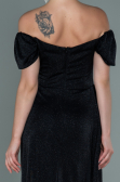 Abendkleid Lang Schwarz ABU2657