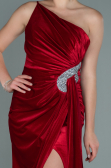 Abendkleid Lang Samt Rot ABU2626