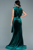 Abendkleid Lang Samt Smaragdgrün ABU2668