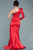 Abendkleid Lang Satin Rot ABU2676