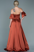 Abendkleid Lang Satin Zimtfarben ABU2614