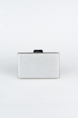 Abendtasche Silber V274