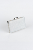 Abendtasche Silber V274