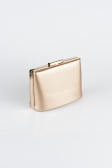 Kästchen-Tasche Gemustertes Leder Bronze V288