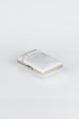 Kästchen-Tasche Satin Silber VT9275