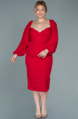 Robe Grande Taille Midi Rot ABK930