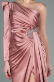 Abendkleid Lang Satin Zwiebelschale ABU2676