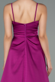 Pflaume Abschlusskleid Satin Lang ABU2375