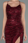 Abendkleid Lang Weinrot ABU2803