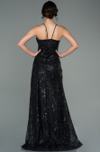 Abendkleid Lang Schwarz ABU2803