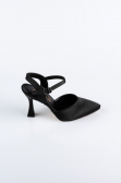 Party-Schuhe Satin Schwarz AB1086