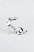 Party-Schuhe Gespiegelt Silber ABA1450