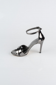 Party-Schuhe Gespiegelt Platin ABA1450