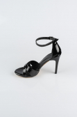Party-Schuhe Gespiegelt Schwarz ABA1450