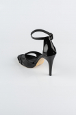 Party-Schuhe Gespiegelt Schwarz ABA1450