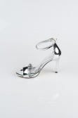 Party-Schuhe Gespiegelt Silber ABA1452