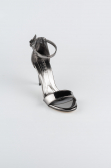 Party-Schuhe Gespiegelt Platin ABA1452