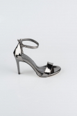 Party-Schuhe Gespiegelt Platin ABA1452
