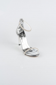 Party-Schuhe Gespiegelt Silber ABA8000