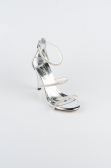 Party-Schuhe Gespiegelt Silber ABA8001