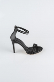 Party-Schuhe Leder Schwarz ABD7631