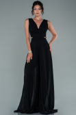 Partykleid Chiffon Schwarz ABT075