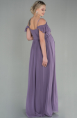 Lavendel Abendkleid Für Schwangere Lang ABU756