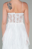 Abendkleid Lang Weiß ABU2822