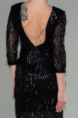 Abendkleid Kurz Schwarz ABK1599