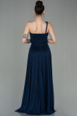 Abendkleid Lang Marineblau ABU2834