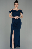 Abendkleid Lang Marineblau ABU2835