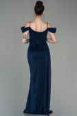 Abendkleid Lang Marineblau ABU2835