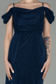 Abendkleid Lang Marineblau ABU2835