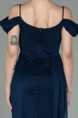 Abendkleid Lang Marineblau ABU2835