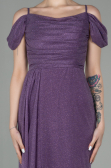 Abendkleid Lang Lavendel ABU2835
