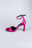 Party-Schuhe Satin Fuchsie AB700