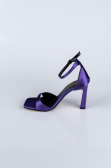 Party-Schuhe Satin Violette AB700