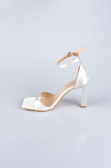 Party-Schuhe Satin Perlmutt AB700