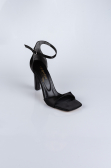 Party-Schuhe Satin Schwarz AB700