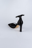 Party-Schuhe Satin Schwarz AB700