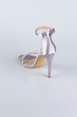 Party-Schuhe Satin Silber ABS1915
