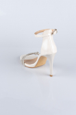 Party-Schuhe Satin Beige ABS1915