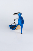 Party-Schuhe Satin Sächsischblau ABS2001